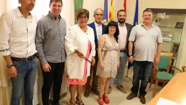 Elisa Sancho, revalida su mandato en el Ayuntamiento de San Miguel de Cinca.