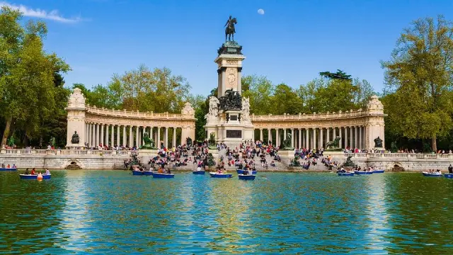 Imagen de archivo del parque del Retiro de Madrid.