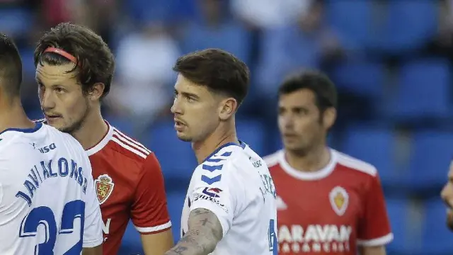 Verdasca, Gual, Dorado, Soro... en el último partido de la temporada recién concluida, la 2018-19, en Tenerife (derrota por 1-0). Es posible que en unas semanas ninguno de los cuatro sea propiedad del Real Zaragoza.