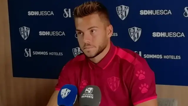 Álvaro Fernández, portero de la SD Huesca.