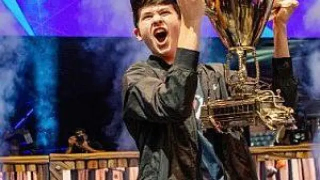 Garoto(16), campeón de la Fortnite Final Cup, en modalidad en solitario.