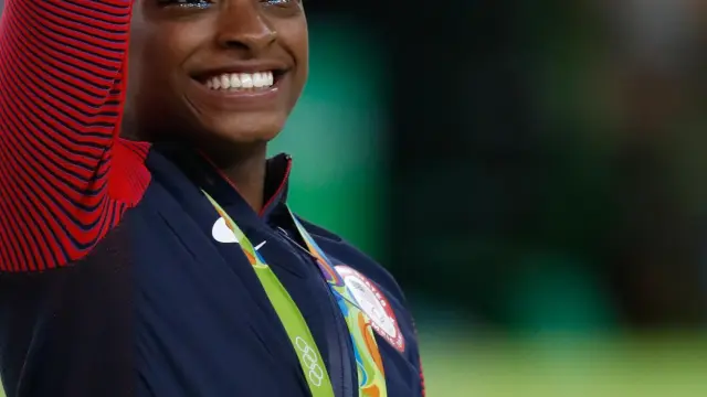 Simone Biles en Rio 2016.