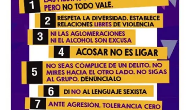 La comisión de fiestas de Biescas también aboga por unas fiestas libres de agresiones sexistas.