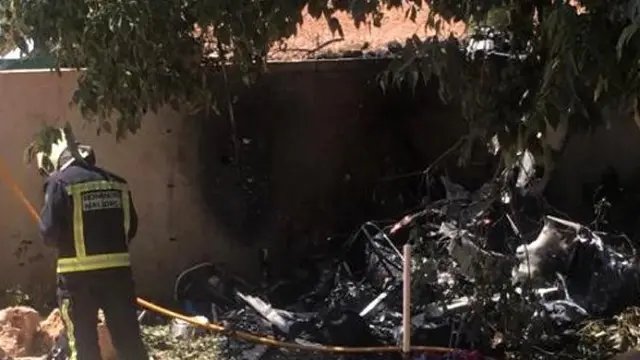 Cinco muertos tras chocar una avioneta y un helicóptero en Mallorca