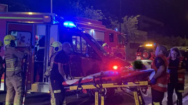 Accidente en la avenida Ramón Sainz de Varanda