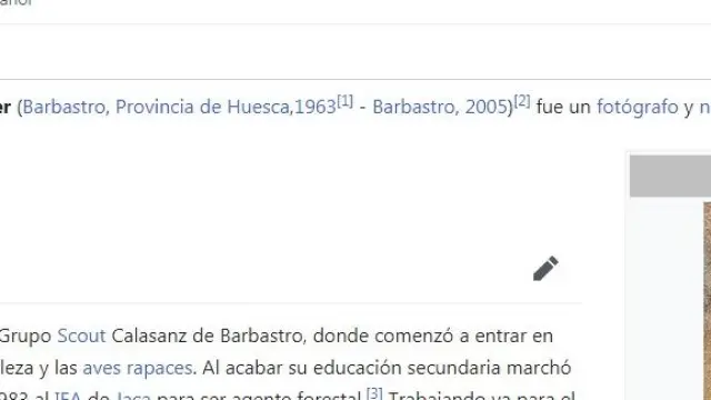 David Gómez Samitier ya tiene una entrada en Wikipedia.