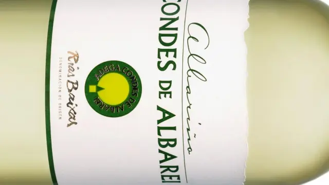 Botella de Condes de Albarei 2018.