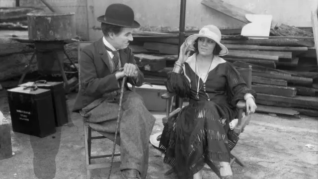 Meller y Chaplin.