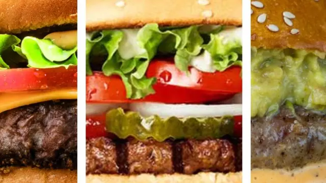Las propuestas veganas de TGB, Burger King y Goiko.