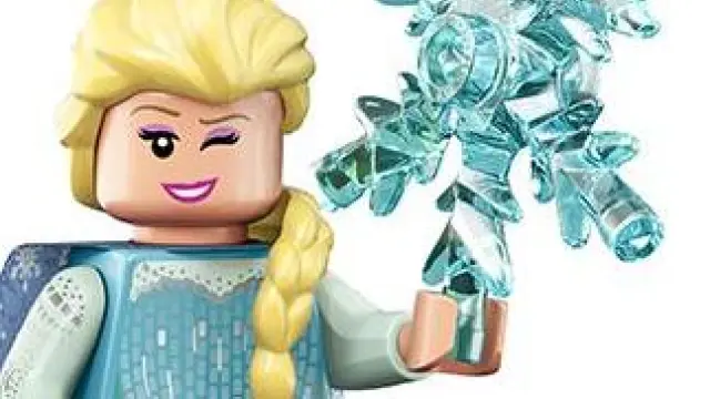 Figura de Lego de Elsa, de 'Frozen'.