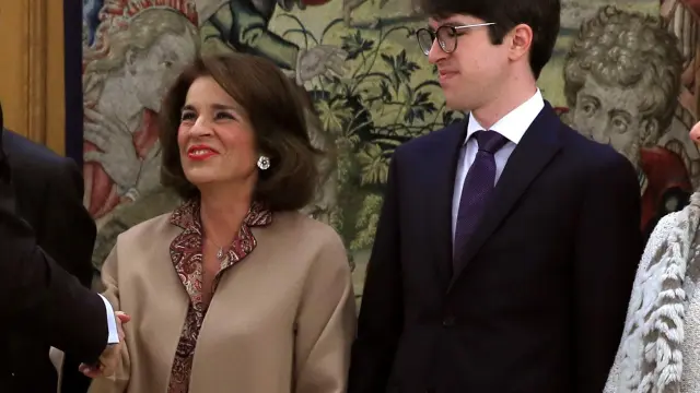 El Rey don Felipe recibe a familiares de Gregorio Ordóñez y directivos de la Fundación que lleva su nombre en vísperas del 25 aniversario de su muerte.