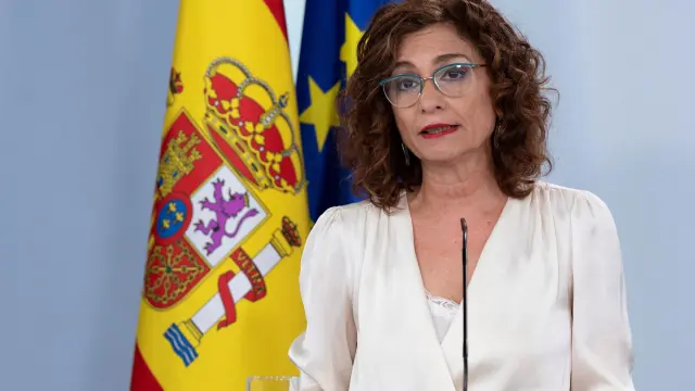María Jesús Montero, ministra portavoz en rueda de prensa