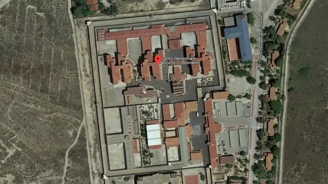 Localización de la prisión alicantina.
