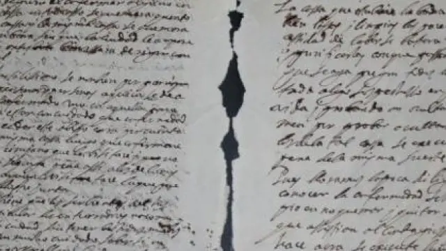 Uno de los documentos históricos de la peste de 1651 que se conservan en el Archivo Municipal de Huesca.