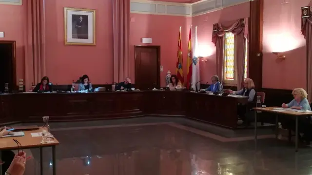 Pleno del Ayuntamiento de Ejea de los Caballeros.