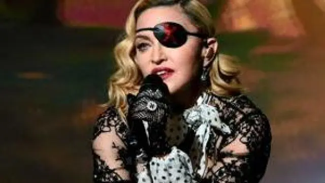 Madonna durante uno de los conciertos de su gira Madame X.