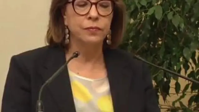 Pilar Ventura dimite como consejera de Sanidad del Gobierno de Aragón,