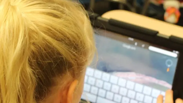 Los niños han necesitado equipos informáticos para seguir sus clases.
