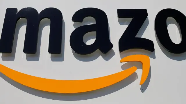Logotipo de Amazon en una imagen de archivo.