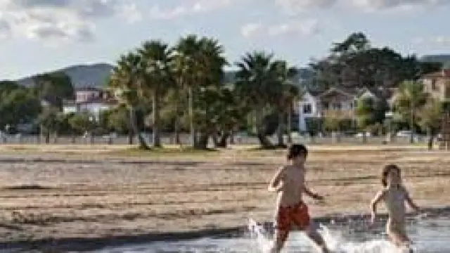 Las playas de El Vendrell están consideradas como 'Playa en familia'.