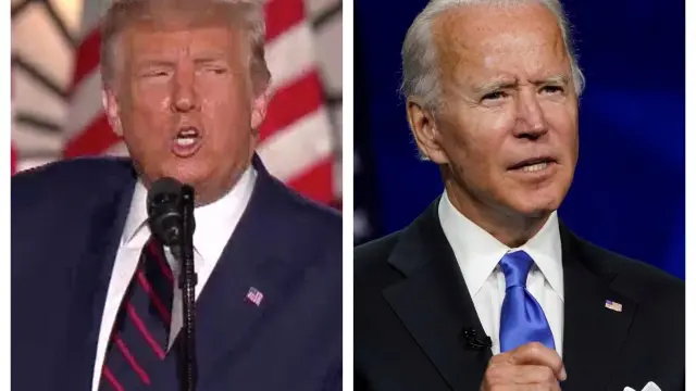 Donald Trump y Joe Biden, candidatos republicano y demócrata a la Casa Balnca