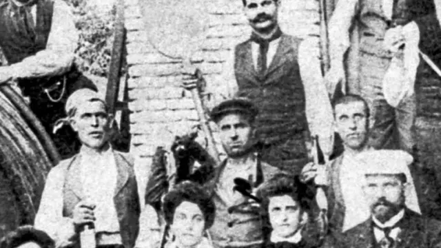 Primeros trabajadores de La Zaragozana.