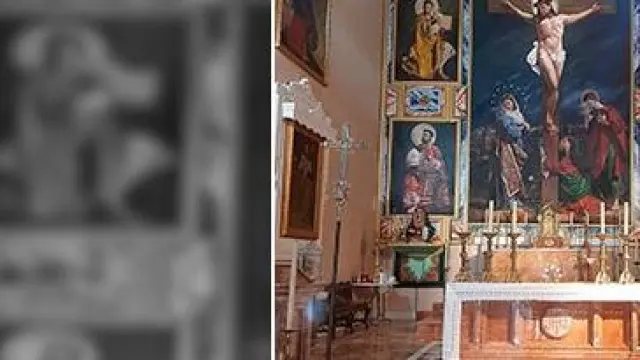 El nuevo retablo de la parroquia de San Miguel de Guadix.