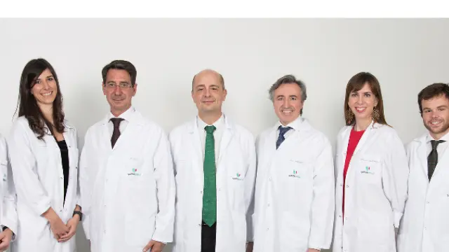 Los profesionales que conforman el Instituto Oftalmológico Quirónsalud Zaragoza.