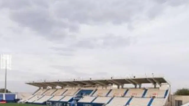 Estadio de Butarque, en Leganés, al sur de Madrid, donde juega el Real Zaragoza a las 4.30 de la tarde de este jueves.