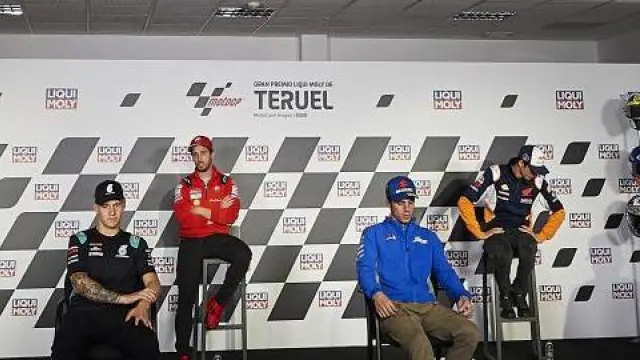 Rueda de prensa previa al Gran Premio Loqui Moli de Teruel en Motorland