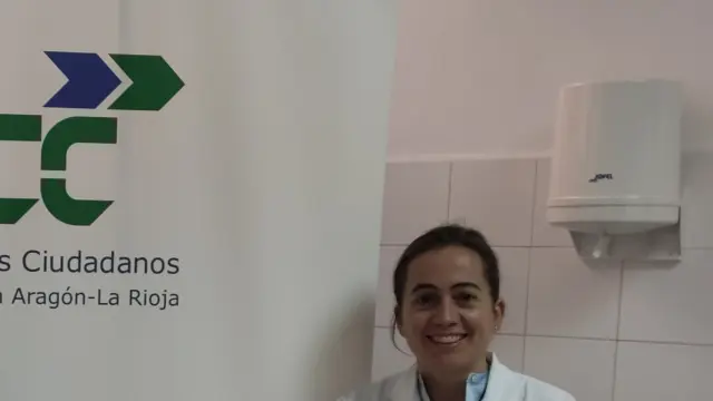 Ana Azcona es la responsable del servicio médico de FCC Aragón y La Rioja.