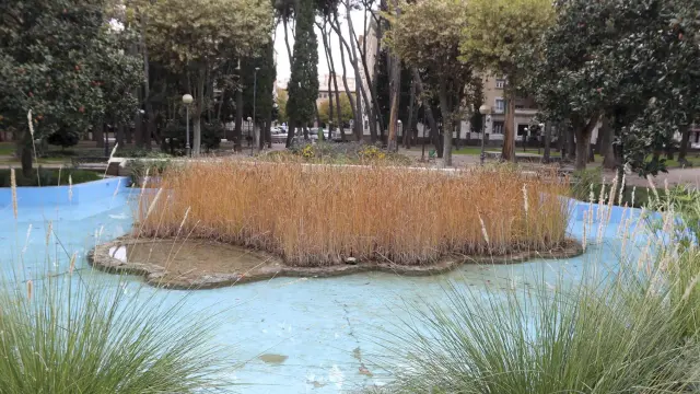 El Ayuntamiento de Huesca quiere devolver al estanque central del parque su papel protagonista.