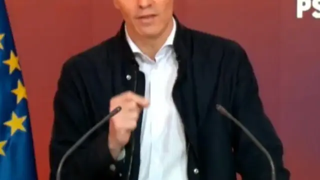 El presidente del Gobierno, Pedro Sánchez, este sábado durante el acto del PSOE 'La España que nos merecemos 2021-2026'.