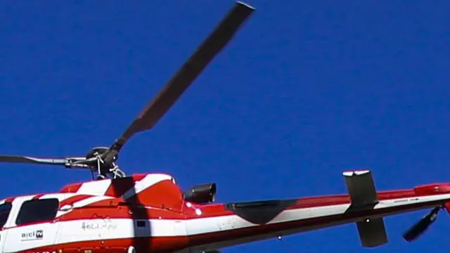 Imagen de archivo de un helicóptero similar al accidentado.
