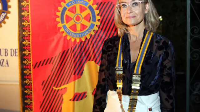 Elena Sabroso asumió en julio la Presidencia de Rotary Club Zaragoza.