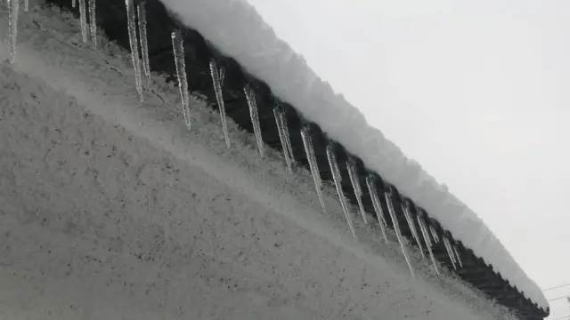 El hielo puede provocar situaciones peligrosas en las casas.