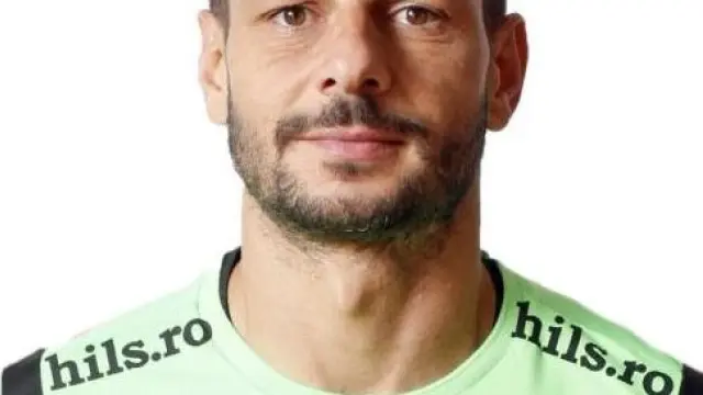 René, portero pretendido por el Real Zaragoza, en su reciente etapa en el Dinamo Bucarest en Rumanía.