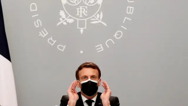 Macron meets ACT-A members who coordinate a global and united response to the COVID-19 pandemic
