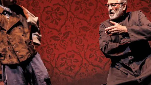 Saúl Blasco y Joaquín Murillo en 'Réquiem por un campesino español'.