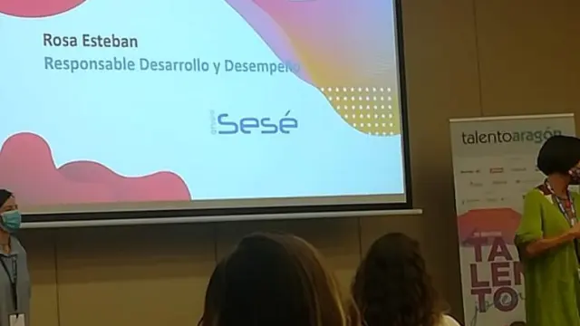 Presentación de Grupo Sesé en la pasada edición de Talento Aragón Joven.