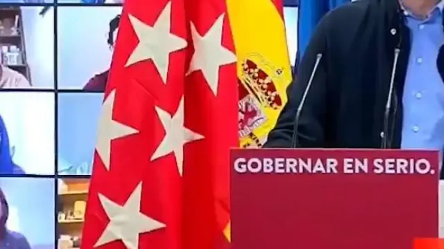 Pedro Sánchez durante su intervención de este sábado.