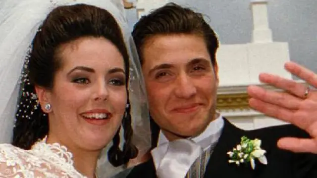 Imagen de la boda de Rocío Carrasco y Antonio David Flores, en el 96.