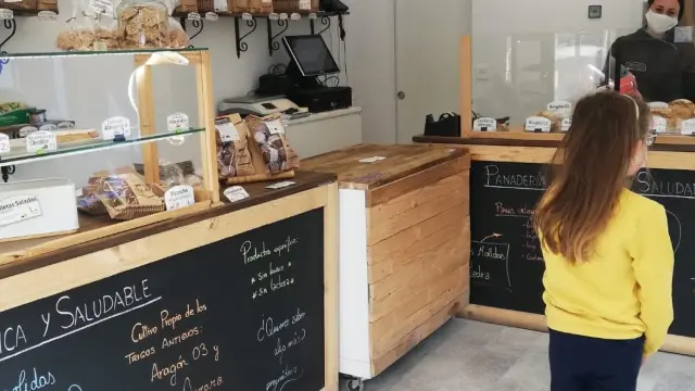 Nueva panadería de Ecomonegros en el paseo de Sagasta, número 30, en Zaragoza.