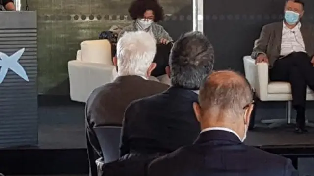Marta Gastón en la inauguración del ciclo de seminarios 'Covid-19 y España social'