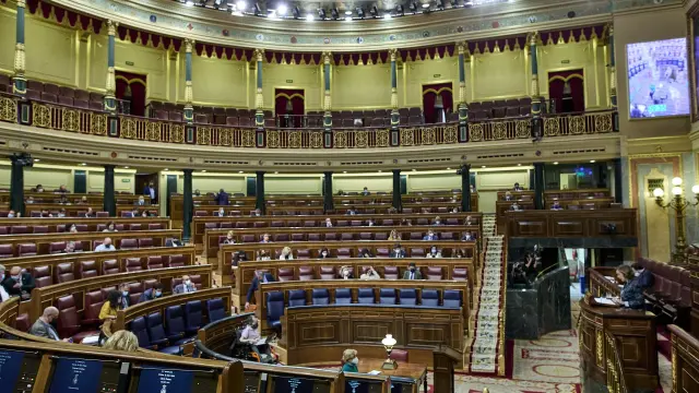 Pleno en el Congreso de los Diputados.