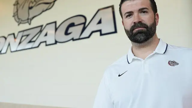 Jorge Sanz es entrenador ayudante en el equipo de la Universidad de Gonzaga, en Estados Unidos. Matt Villareal/Gonzaga