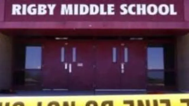 La Rigby Middle School de la localidad de Rigby, en Idaho, donde ocurrió el tiroteo.