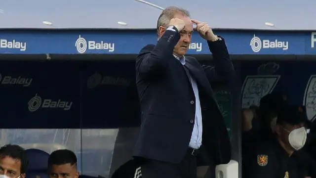 Juan Ignacio Martínez pide cabeza en el duelo con el Espanyol.