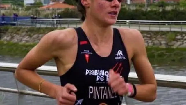 Marta Pintanel, en una competición