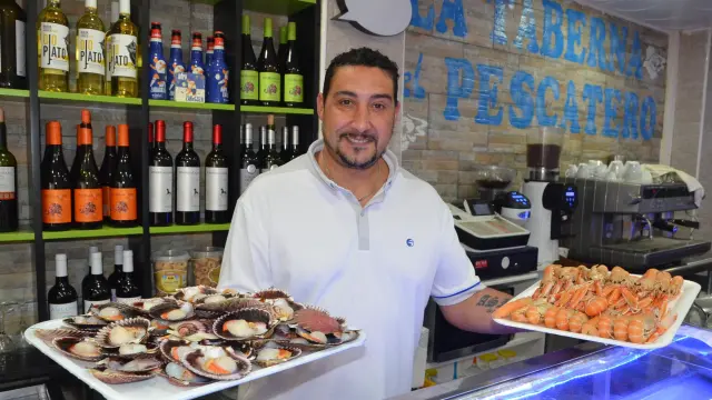 Eduardo Quintana ofrece marisco de calidad a buen precio en La Taberna del Pescatero